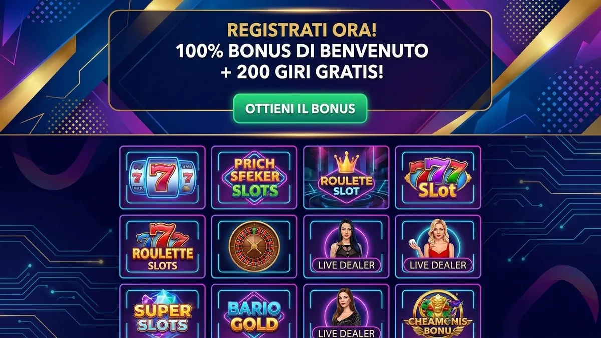 Registrazione con bonus